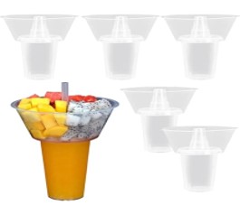 VASO SNACK 16OZ TRANSPARENTE UND