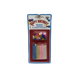 VELAS DE CUMPLEA?OS ESPIRAL 1X6UND