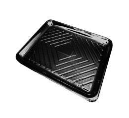 BANDEJA PET NEGRA 30X39CM 50UND