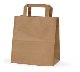 BOLSA DE PAPEL ASA PLANA 25X15X30 250U